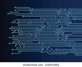 Tarjeta electrónica. Concepto de sistema de conexión de datos digitales de alta tecnología. Tecnología de ingeniería de circuitos. Diseño de microcircuitos de tarjetas electrónicas de circuitos impresos