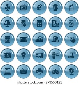 Electronics button set