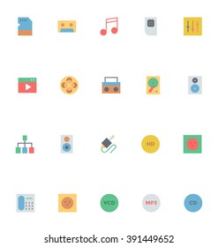 Electronics Colored Vector Icons 6