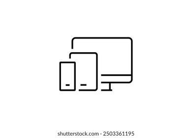 Electronics devices icon design vector illustration.