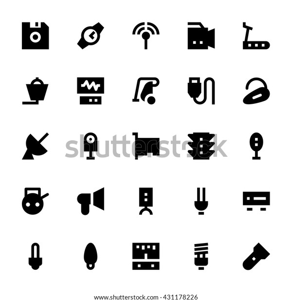 Electronics Devices Vector Icons 1 Stock Vector (Royalty Free ...