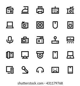 Electronics and Devices Vector Icons 4