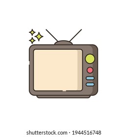 Electronics Flat Icon Isolated On White Background