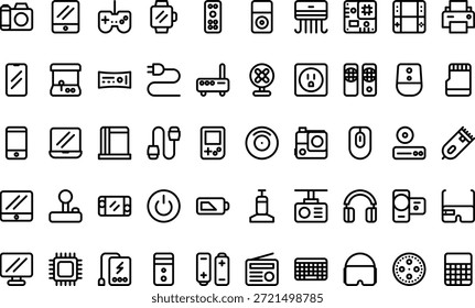 Elektronik und Gadgets Icons Einfaches Vektorsymbol. Entwurfsvorlage für Illustrationssymbole für Web Mobile UI-Element.