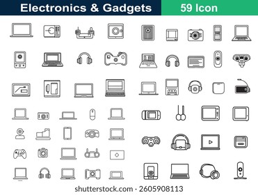 Electronics and Gadgets Line art Icon