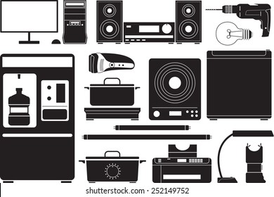 Electronics - icon set