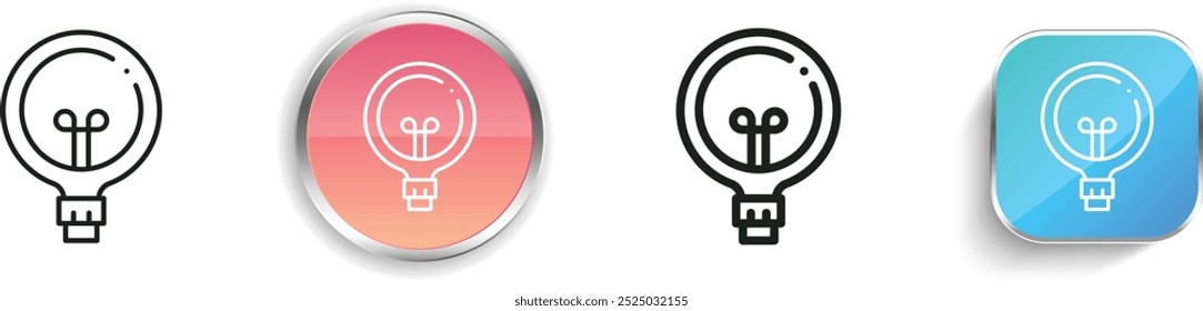 electronics icon. Thin Linear, Regular and Button Style Design Isolated On White Background