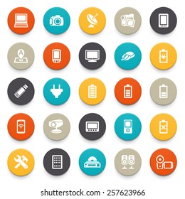 Electronics icons.