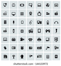 Electronics icons for web,vector