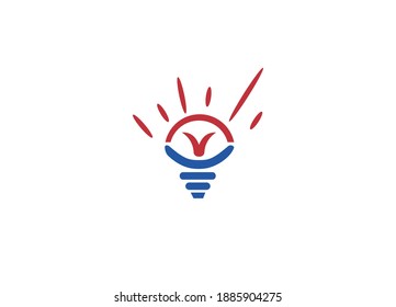 electronics minimalist modern logo design vector icon template