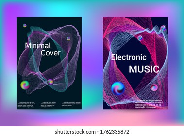 Fundas de juego de música electrónica. Banner de arte de línea. Fondo de la música vectorial de ilustración aislada. Plantilla de impresión de vectores. Impresión geométrica. Resumen del fondo vectorial. 