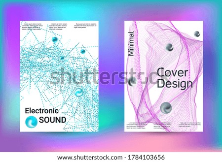 Electronics music set covers. Line art banner. Isolated vector illustration vector music background. Business brochure template. Geometric print. Abstract vector background. 