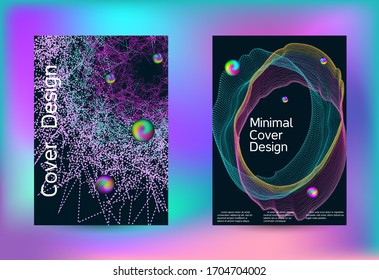 Electronics music set covers. Minimal vector coverage. Vector print template. Geometric print. Abstract vector background. 