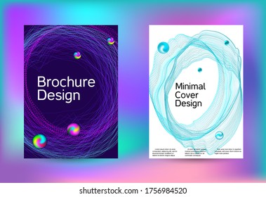 Electronics music set covers. Minimal vector coverage. Business brochure template. Geometric print. Abstract vector background. 