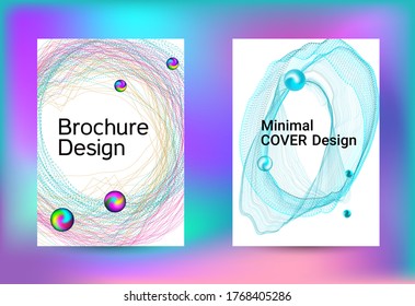 Electronics music set covers. Minimal creative art. Business brochure template. Geometric print. Abstract vector background. 