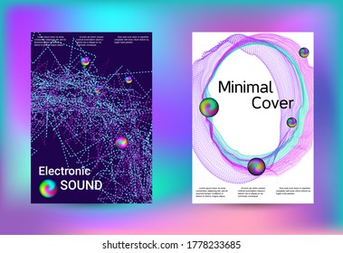 Electronics music set covers. Minimal vector coverage. Vector print template. Geometric print. Abstract vector background. 