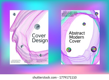 Electronics music set covers. Minimal creative art. Business brochure template. Geometric print. Abstract vector background. 