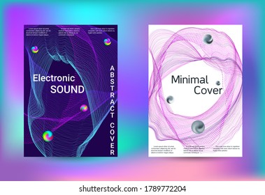 Fundas de juego de música electrónica. Arte creativo mínimo. Plantilla de impresión vectorial. Impresión geométrica. Resumen del fondo vectorial. 
