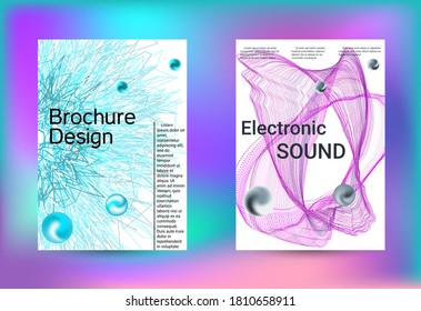 Electronics music set covers. Minimal vector coverage. Vector print template. Geometric print. Abstract vector background. 