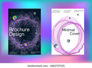 Electronics music set covers. Minimal vector coverage. Business brochure template. Geometric print. Abstract vector background. 