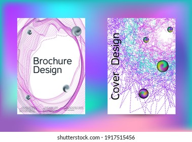 Electronics music set covers. Minimal vector coverage. Business brochure template. Geometric print. Abstract vector background. 