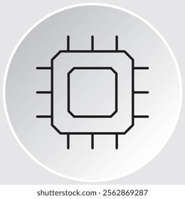 Electronics outline icon. Vector illustration include icon - hardware, keyboard, disk, hvac, kitchen appliances, headphones, router, chip, computer outline pictogram for home devices.