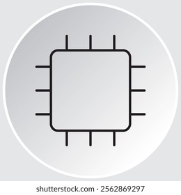 Electronics outline icon. Vector illustration include icon - hardware, keyboard, disk, hvac, kitchen appliances, headphones, router, chip, computer outline pictogram for home devices.