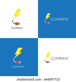 Electronics services or goods company logo