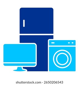 Conceito de ilustração de vetor de ícone simples de eletrônica