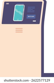 Electronics store self-service order terminal