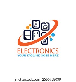 Electronics Technology Logo Template Design