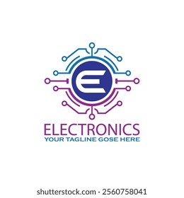 Electronics Technology Logo Template Design