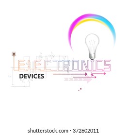 Electronics Vector Design Concept