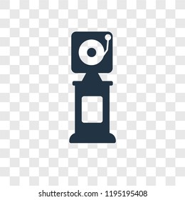 Electronics vector icon isolated on transparent background, Electronics transparency logo concept