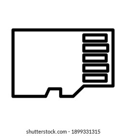 electronics vector icon on white background in EPS format