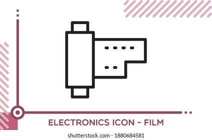 Electronics Vector Icon Video Film 