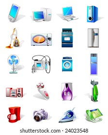 electronics vector icons