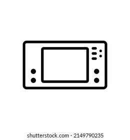 Electronics Video Game Icon. Vector sign in simple style isolated on white background.
