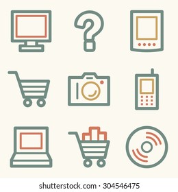 Electronics web icons