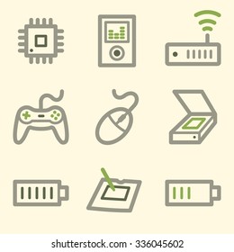 Electronics web icons