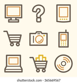 Electronics web icons
