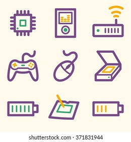 Electronics web icons