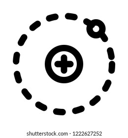 Electrons orbital flow