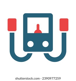 Electrophoresis Vector Glyph Two Color Icon For Personal And Commercial Use.
