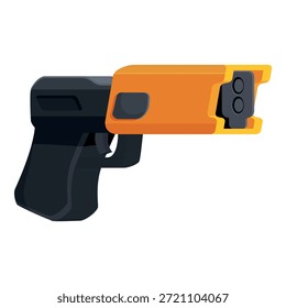Electroshock weapon emitting high voltage pulses for self defense, ensuring personal safety in dangerous situations