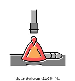 electroslag welding color icon vector. electroslag welding sign. isolated symbol illustration