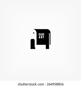 Elefant logo -stock vector
