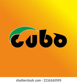 elegan cubo logo vector, c,u,b and o alphabet