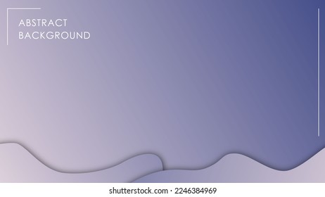 Elegance abstract background design with wavy paper cut on the bottom. Abstract presentation background for business banner, formal invitation, luxury voucher, a prestigious gift certificate