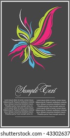 elegance abstract  flower